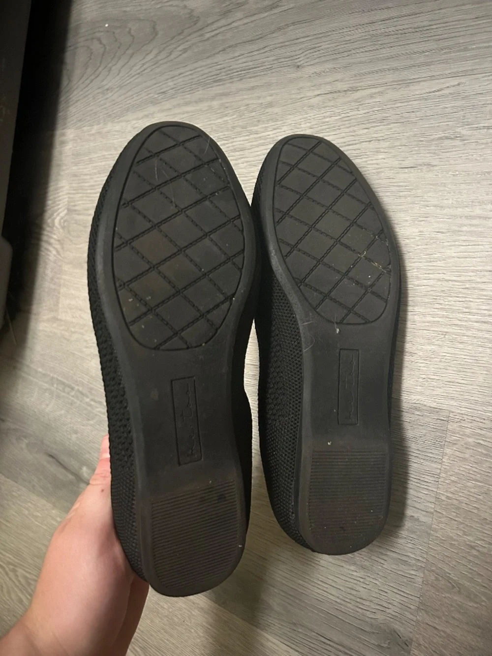 Black Knit Ballet Flats Size 6.5 – Classic Everyday Shoes